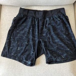 Mens black Lululemon shorts